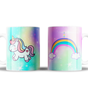 Unicornio y arcoiris