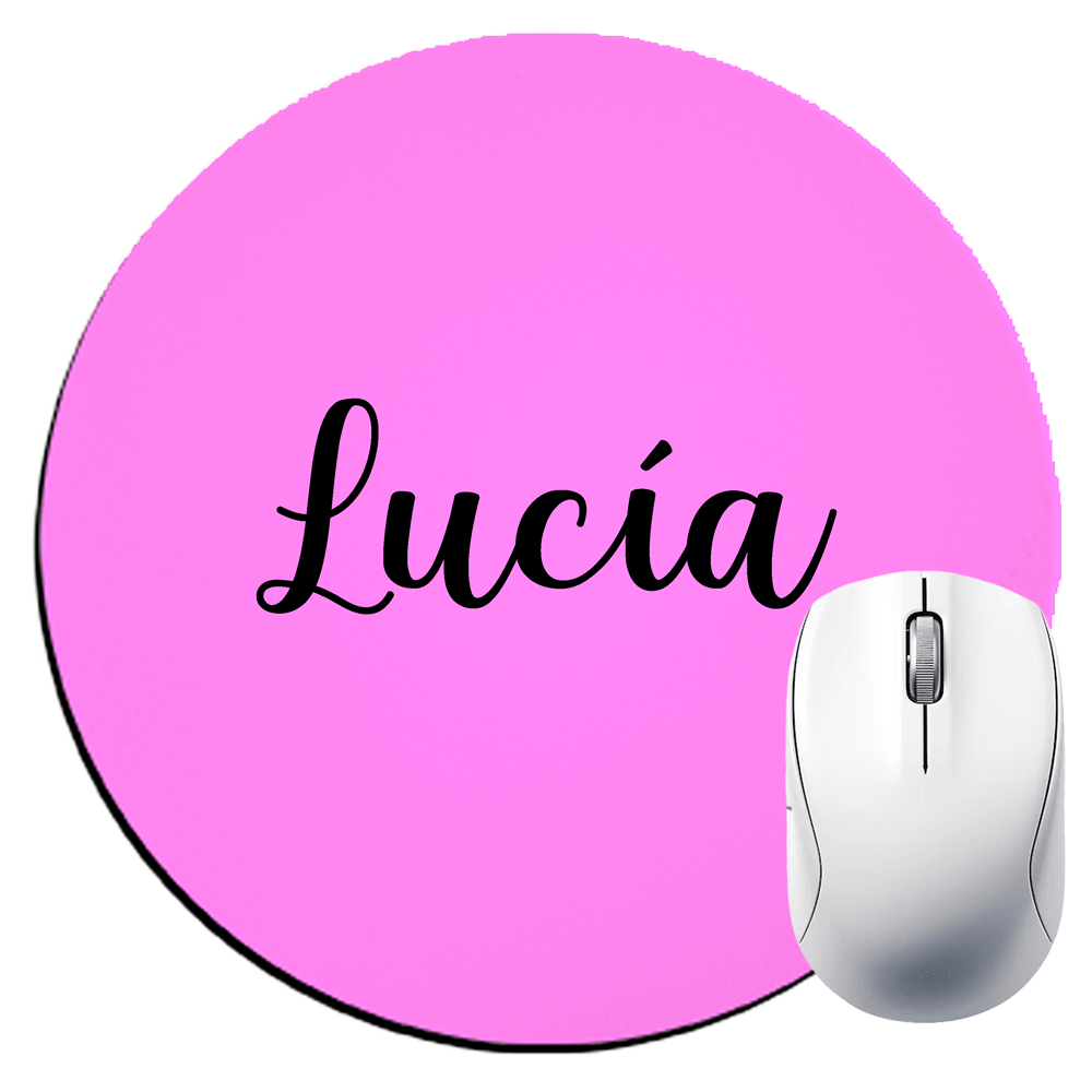 Alfombrilla redonda con nombre - Imagen 3