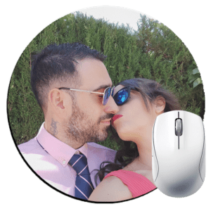 Alfombrilla redonda con foto