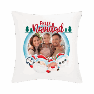 Cojín personalizado Feliz Navidad