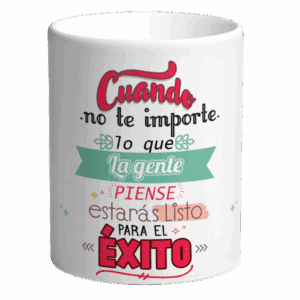 Cuando no te importe lo que la gente piense, estarás listo para el éxito